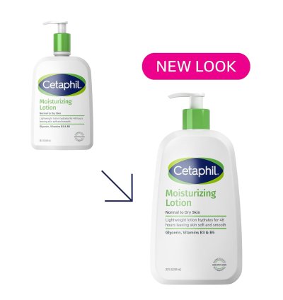 Cetaphil Hydrating Moisturizing Lotion – Face & Body, For All Skin Types, Sensitive Skin Safe, Fragrance-Free, 20 oz