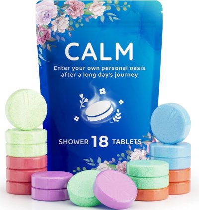 18-Pack Shower Steamers Aromatherapy – Shower Bath Bombs with Individually Wrapped, Variety Shower Tablets, Valentine’s Day Gifts for Her and Him, Birthday Presents for Women